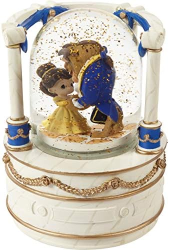 Precious Moments Disney Beauty and The Beast Musical Snow Globe