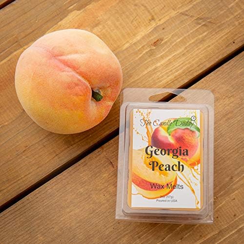 Georgia Peach Southern Fruit Scented Wax Melts 1 Pack 6 Cubes