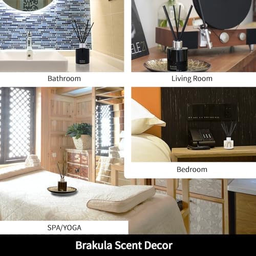 Brakula Reed Diffuser Sticks - 48Pcs Black 1