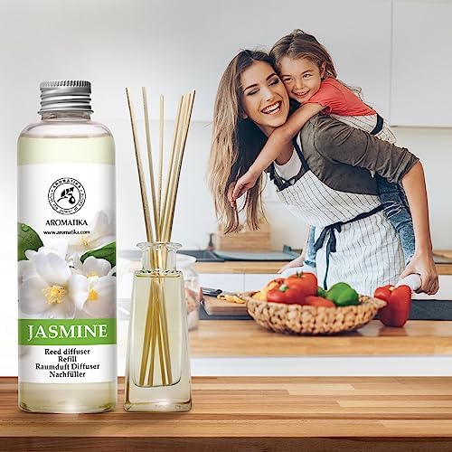 AROMATIKA Jasmine Essential Oil 200ml Reed Diffuser Refill