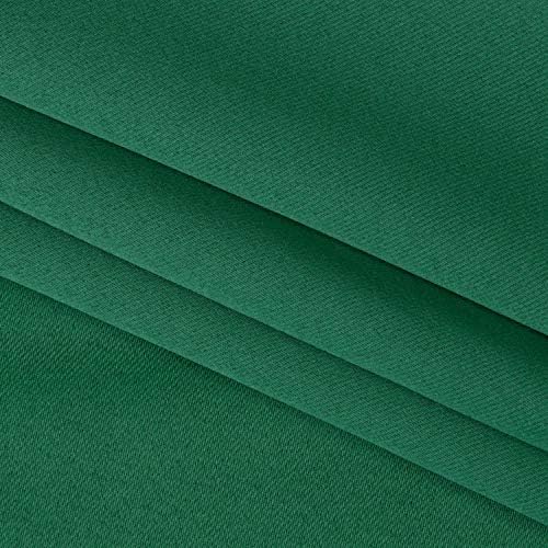 MDS Blackout Curtain Panel Emerald Green 42x72 Inch