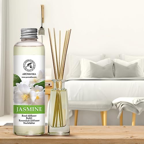 AROMATIKA Jasmine Essential Oil 200ml Reed Diffuser Refill