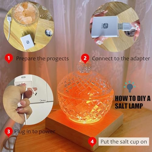 LED Light Display Pedestal with Beech Wood Base