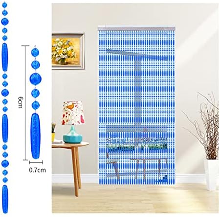 ZARBAILRE Bead Curtains 31x79inch Elegant Room Divider