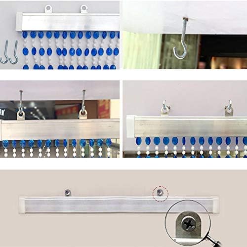 Etlegor Beaded Curtain Panel Blue 80x200CM