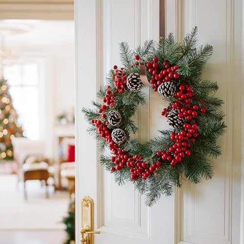MCFULL 14 Inch Bronze Wreath Hangers for Front Door