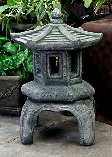 Rustic Twist Fountain with Oriental Pagoda Meditating Buddha