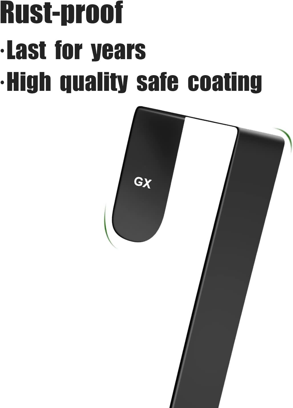 GameXcel 15 Inch Black Wreath Hanger for Front Door