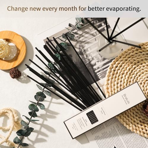 Brakula Reed Diffuser Sticks - 48Pcs Black 1