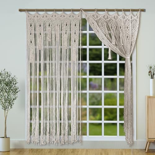 Macrame Curtain Boho Doorway Decor Panel