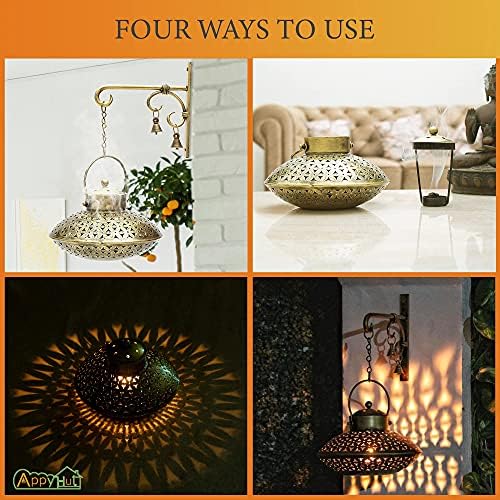 AppyHut Hanging Incense Burner with Brass Bells