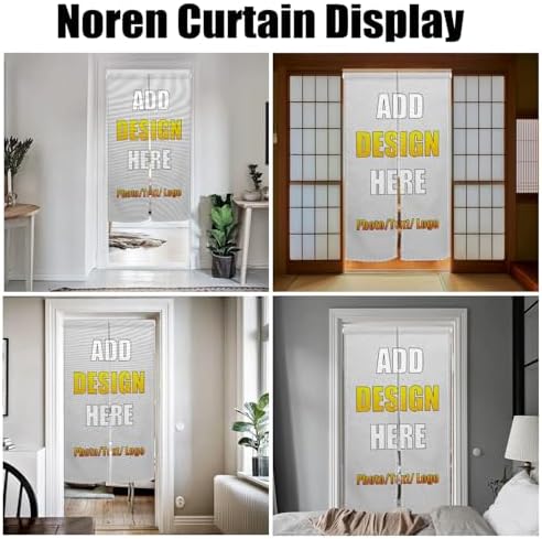 Personalized Double Sided Door Curtain with Custom Image