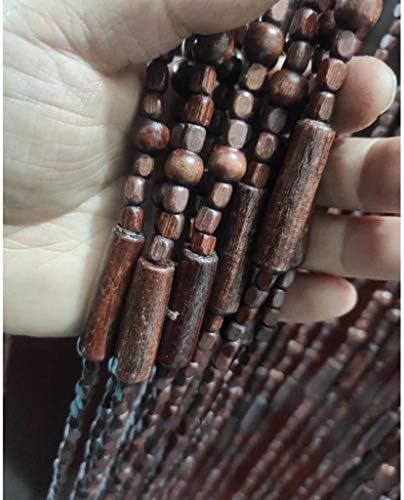 52 Strands Wood Beaded Curtain for Doorways