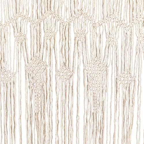 Boho Macrame Curtain 2pcs for Window or Door