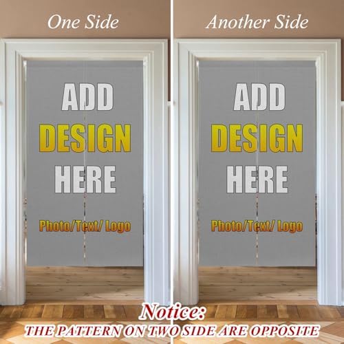 Customizable Double Sided Noren Door Curtain Panel