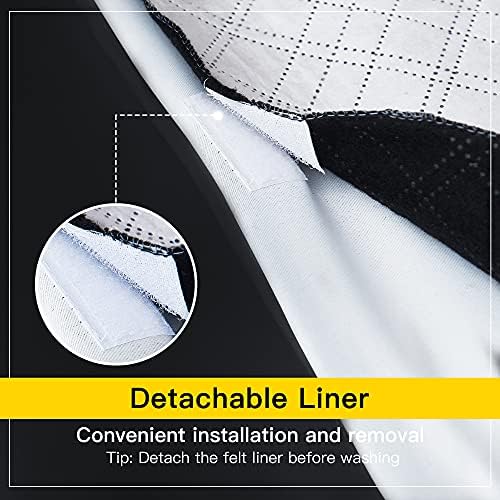 NICETOWN Sound Blocking Heavy-Duty Space Divider Curtains