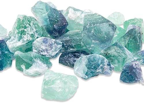 12 Lb Fluorite Rough Stones for Tumbling and Jewelry Making