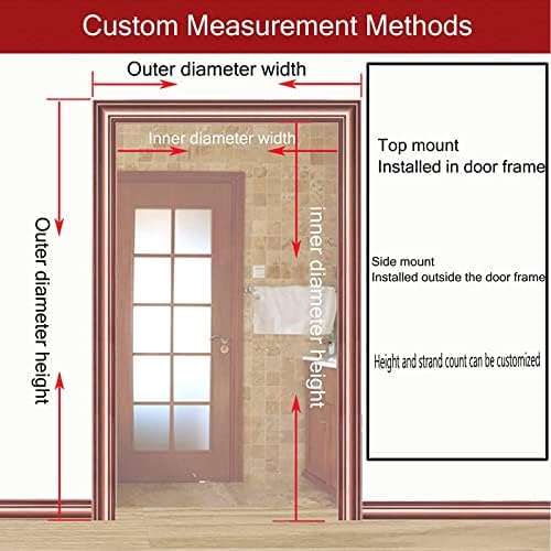 Wooden Beaded Curtain - Stylish Room Divider for Doors and Hallways