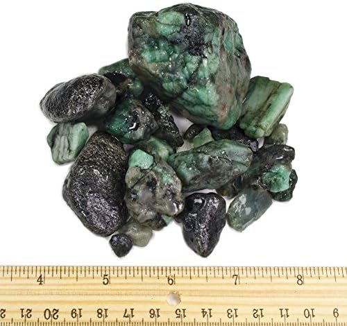 Hypnotic Gems 1 lb Bulk Emerald Rough from Brazil