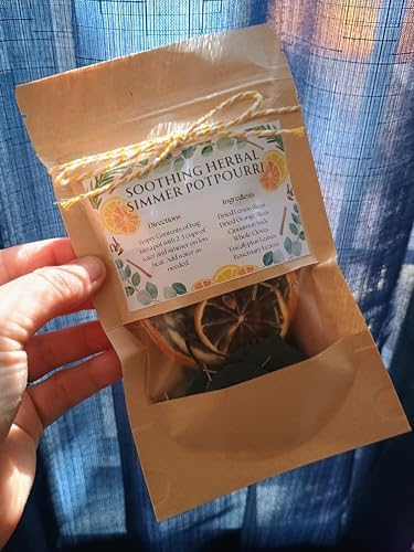Natural Soothing Herbal Simmer Potpourri with Citrus and Spice