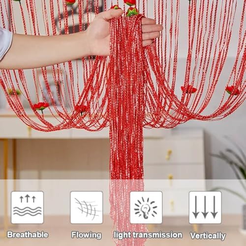 Beaded Curtain Fringe String Decor for Doorways