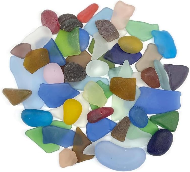 Colored Air Plants Sea Glass 25pc Set