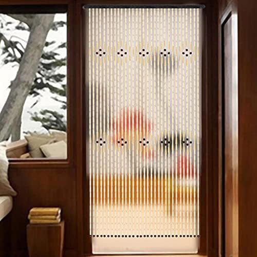 31 Strands Bamboo Beaded Curtain for Doorways