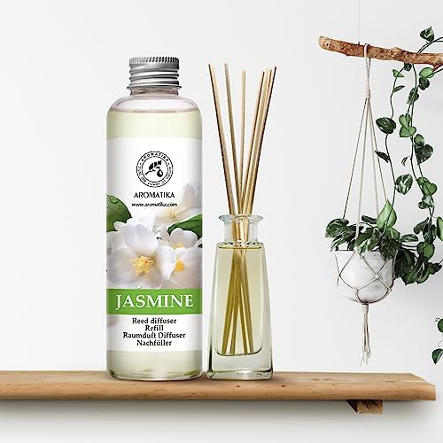 AROMATIKA Jasmine Essential Oil 200ml Reed Diffuser Refill