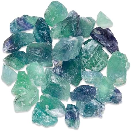 12 Lb Fluorite Rough Stones for Tumbling and Jewelry Making