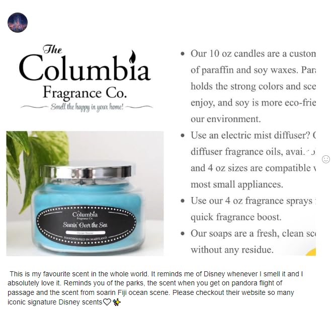 Columbia Soarin Over the Sea Home Fragrance Oil