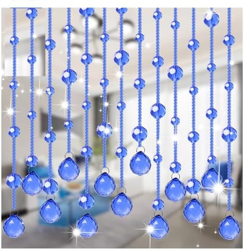 Crystal Bead Curtain 25 Strands Door Divider Wall Decor