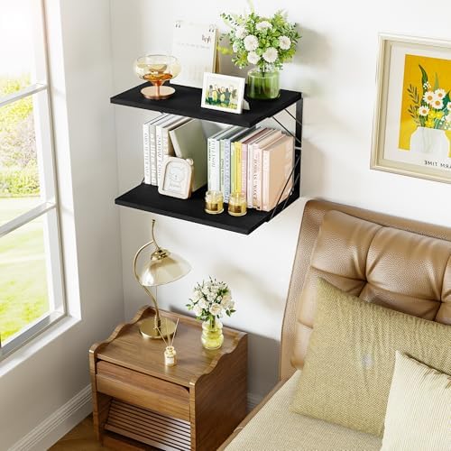 Love-KANKEI Deep Floating Shelves Set of 2 for Wall