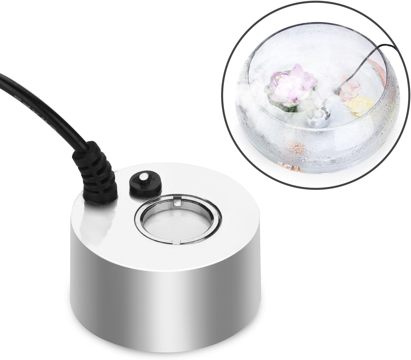 AGPTEK 400mL Hour Aluminum Mini Mist Maker Fogger