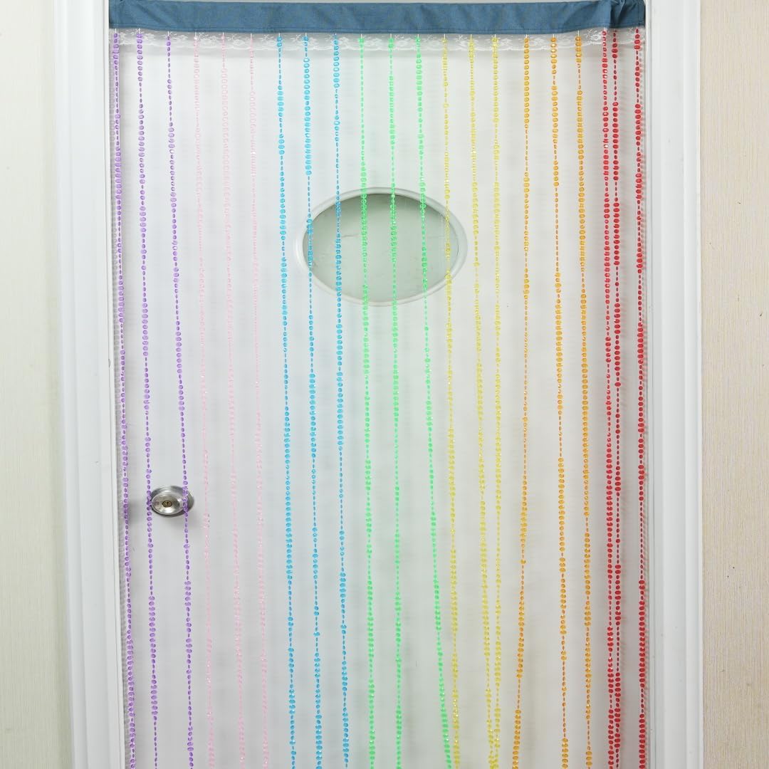 YaoYue Crystal Beaded Curtain for Doorway Room Divider
