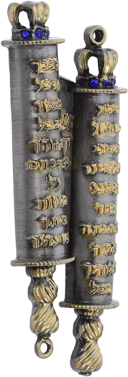 Cabilock Jerusalem Menorah Mezuzah Case