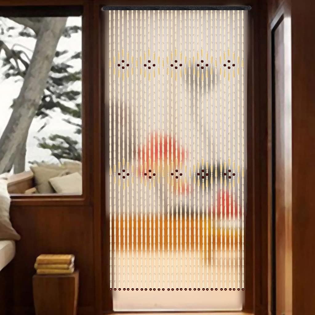 31 Strands Bamboo Beaded Curtain for Doorways