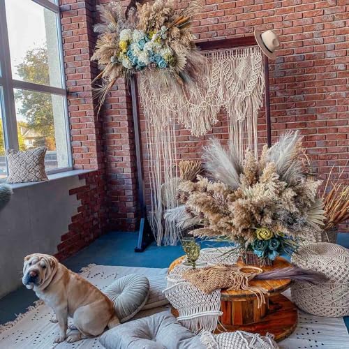 Boho Wedding Arch Macrame Curtain Decor 708W866L