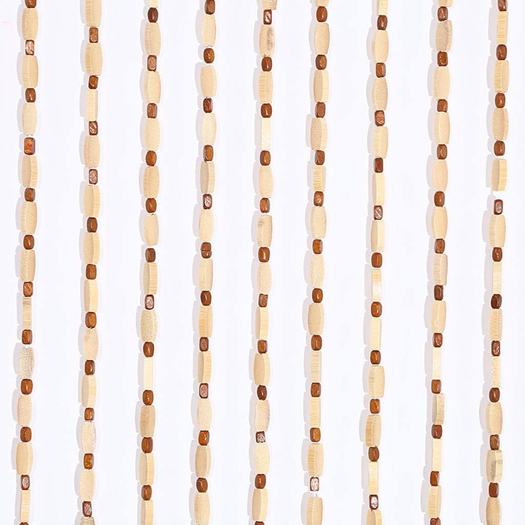 27 Strands Wood Bead Curtain for Doorways