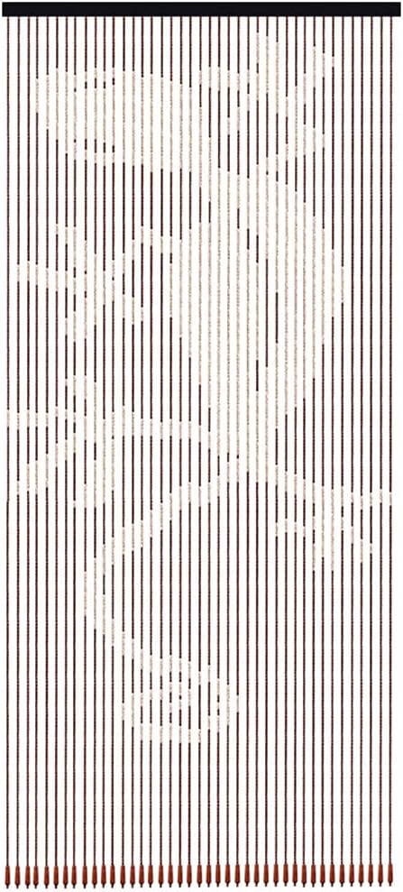 QPZK Doorway Curtain Beaded Panels 90x190cm