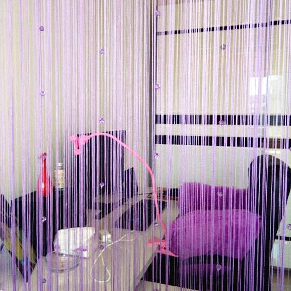 MeiBoAll Crystal Beaded Curtain 39x79in