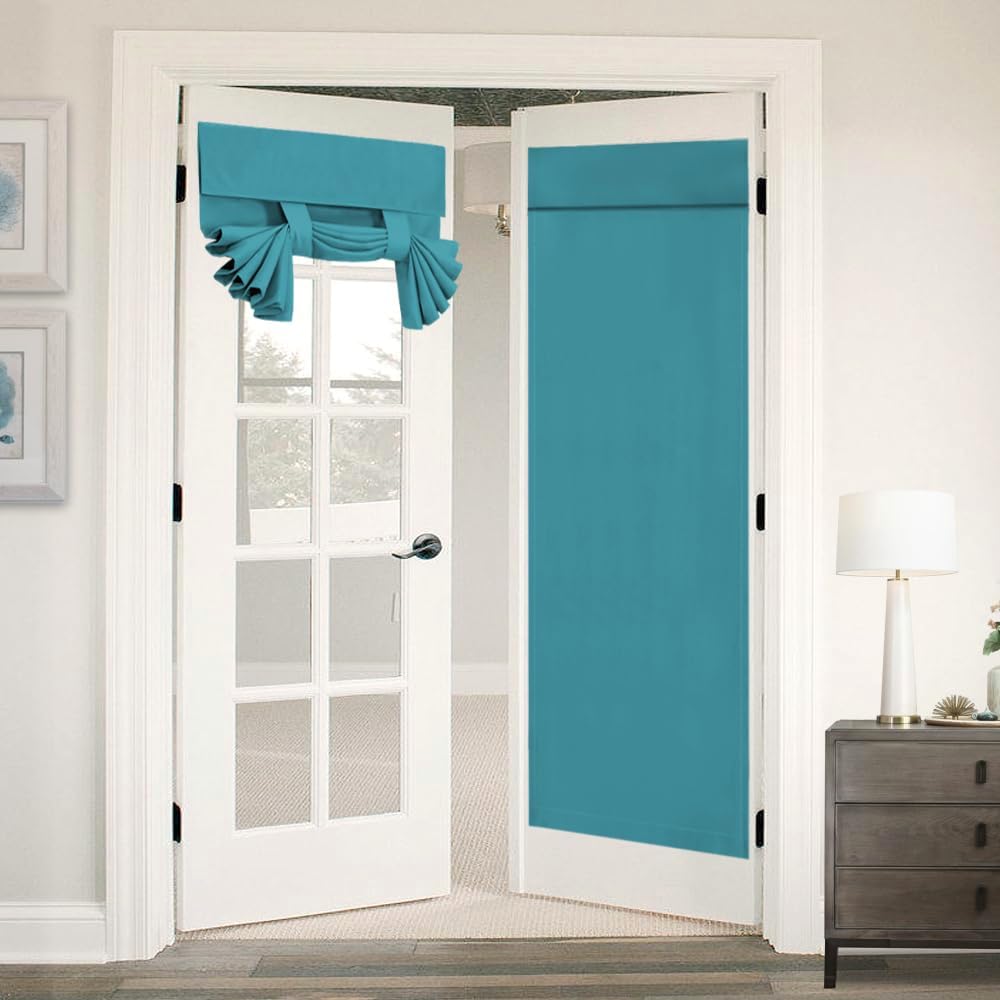 Flamingo P Tricia Blackout Curtains 2 Panels Teal