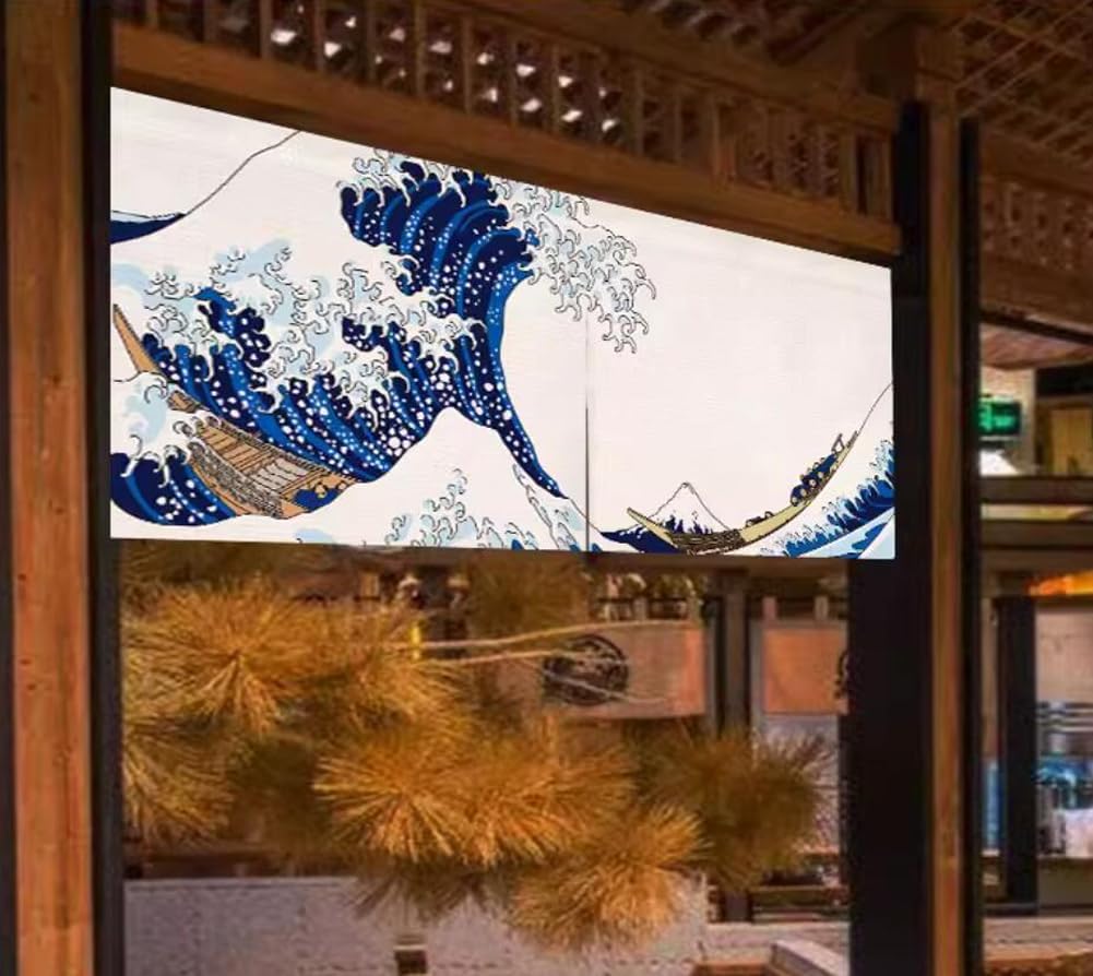 Japanese Sushi Bar Noren Curtain Panel Door Curtain