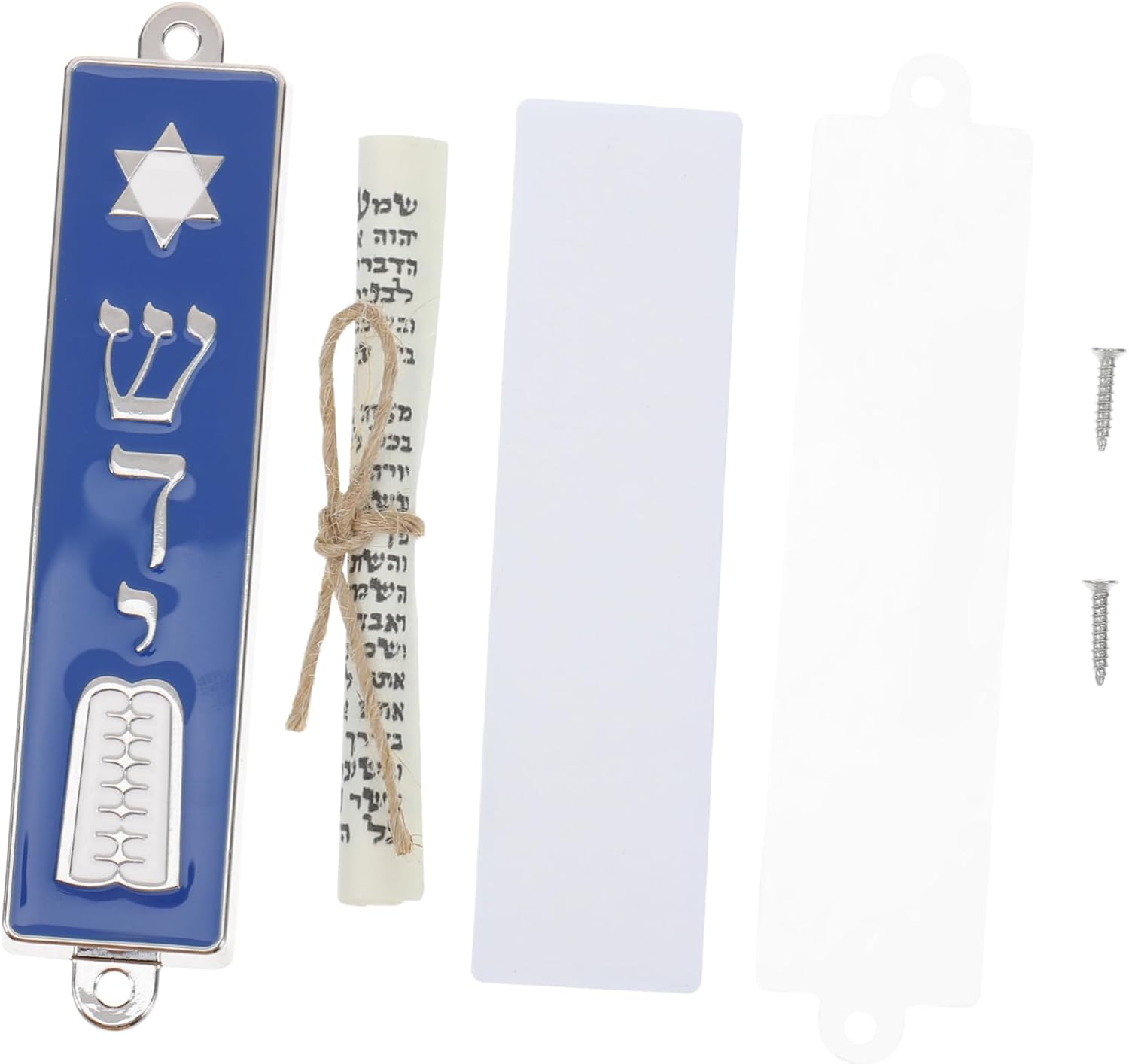 GARVALON Star Mezuzah with Holy Scroll