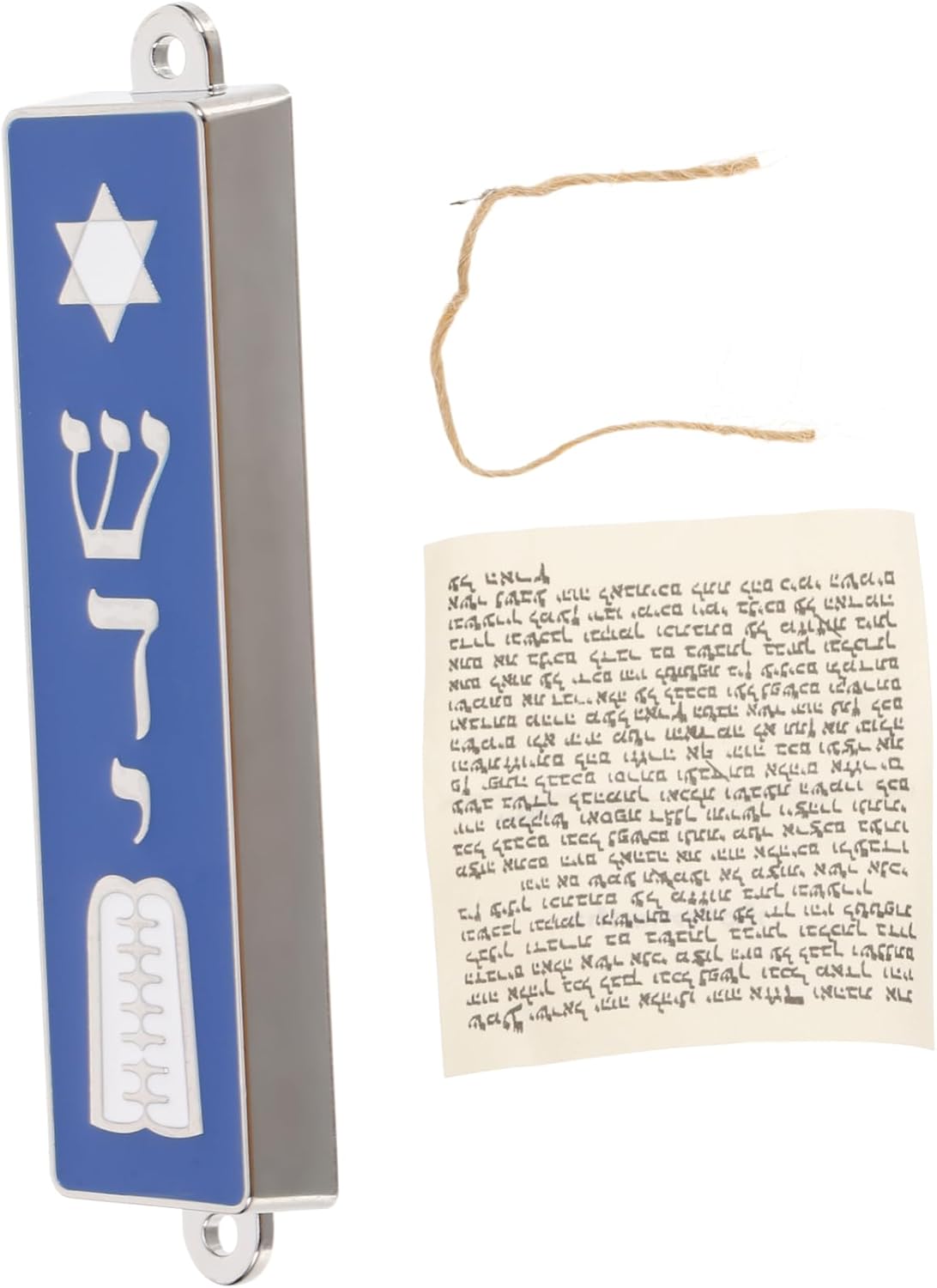 BIUDECO Decorative Mezuzah with Scroll for Home and Office