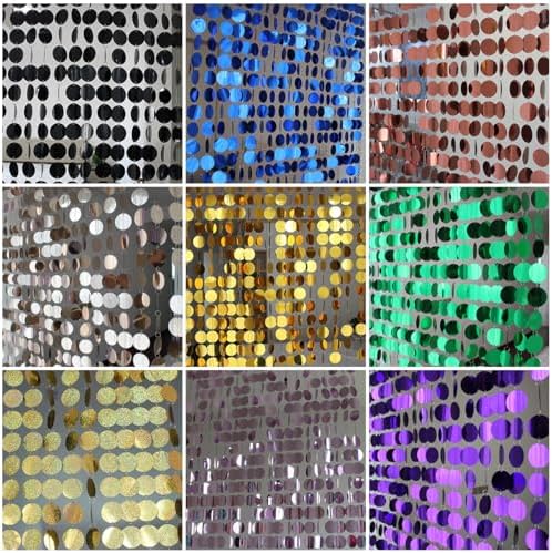 Shimmer Sequin Beaded Curtain for Home Wedding Party
