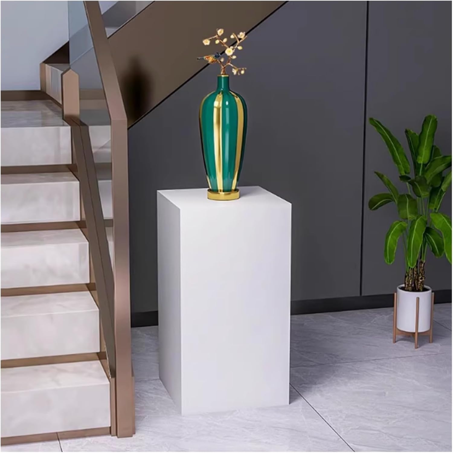 OMESDA Square Pedestal Column Display Stand