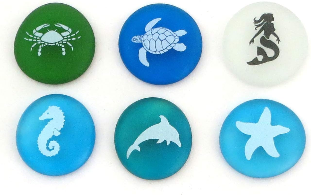 Lifeforce Glass Mermaids Message Sea Life Stones