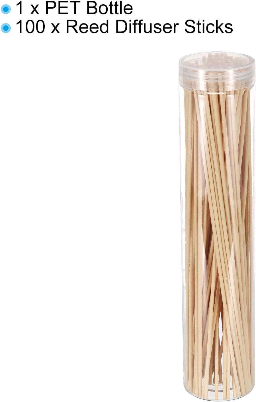 PATIKIL 30CM Reed Diffuser Sticks 100 Pack Wood Fiber