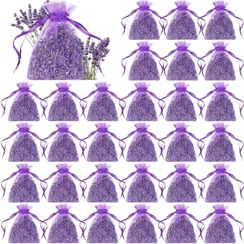 Reginary 30 Pack Lavender Sachets for Home Fragrance