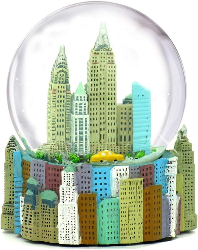 Skyline New York City Snow Globe 35 Inches Tall